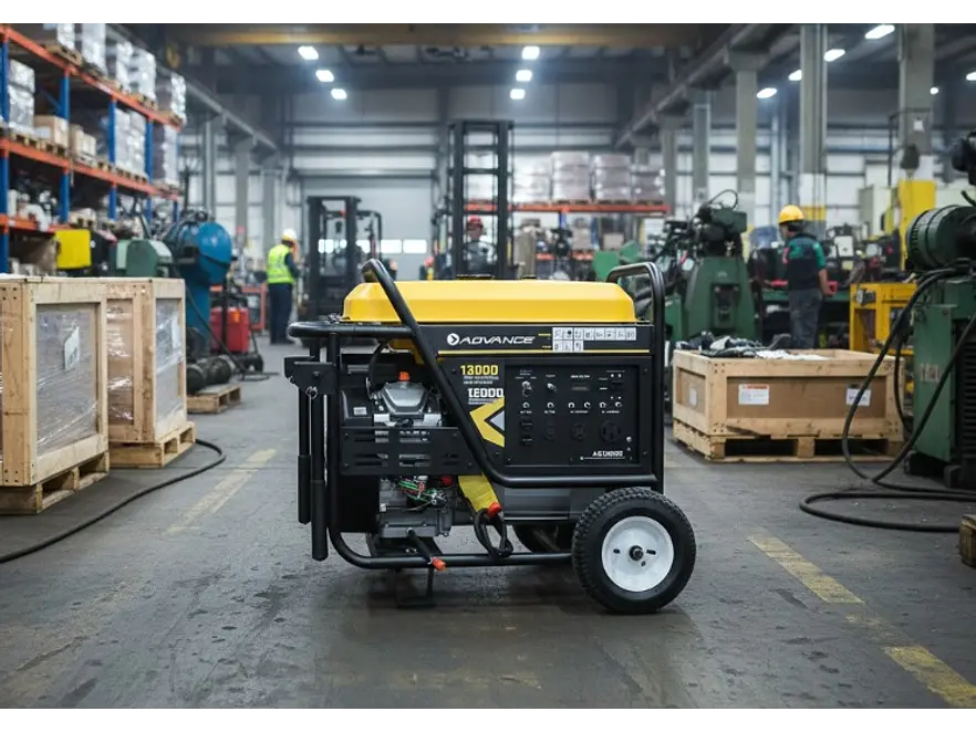 Planta Eléctrica ADVANCE AG15000E 13000 Watts Màximo,  gasolinas monofàscio arranque Electrico - Foto 2 | aztools.co