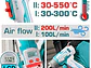 Pistola de Calor Inalámbrica 20V TOTAL TBLI2003 LCD Temperatura Ajustable - Miniatura 2 | aztools.co