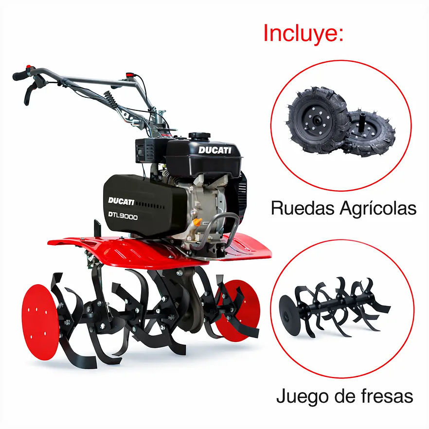 Motoazada a Gasolina DUCATI DTL9000 7 HP (Ancho 600-1050mm, 3+1 Velocidades) 3