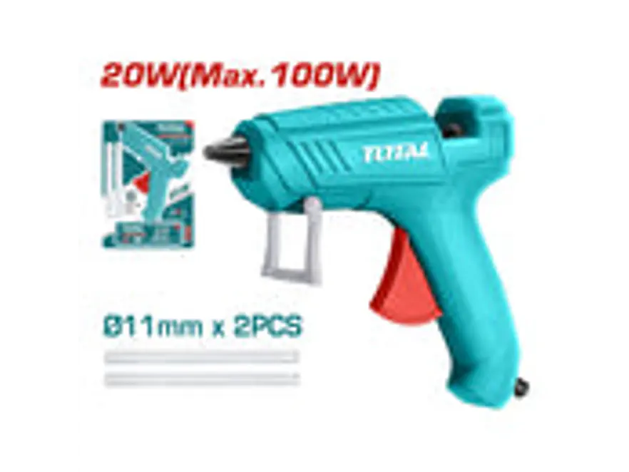 Pistola de Silicona Industrial TOTAL UTT101116 100W Barra Gruesa - Foto 2 | aztools.co