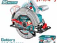 Sierra Circular Inalámbrica 20V TOTAL TSLI1851 Industrial 7 1/4