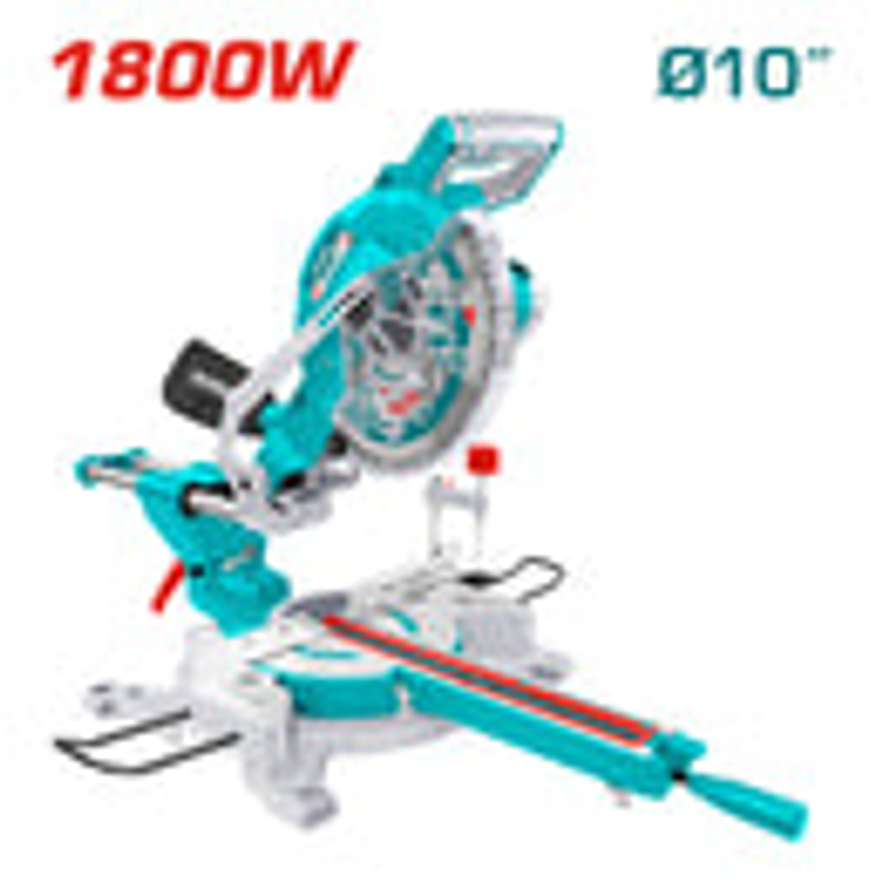 Sierra ingletadora telescópica 10