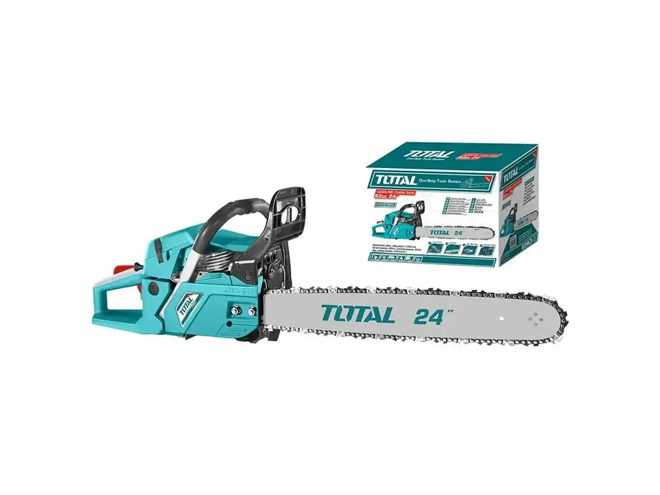 Motosierra a Gasolina TOTAL TG5602411 2.4kW 62cc (24