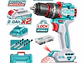 Taladro Percutor Inalámbrico 20V TOTAL UTIDLI20768 Industrial 76Nm + 47 Accesorios - Miniatura 1 | aztools.co