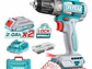 Taladro Atornillador 20V TOTAL UTDLI20453 Industrial 52Nm + 2 Baterías + 47 Accesorios - Miniatura 2 | aztools.co