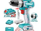 Taladro Percutor Brushless 20V TOTAL UTIDLI20605 Industrial 60Nm + 2 Baterías + 50 Accesorios - Miniatura 1 | aztools.co
