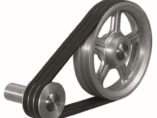 Calculadora de Correas Industriales en V Tipo A B C D por Poleas