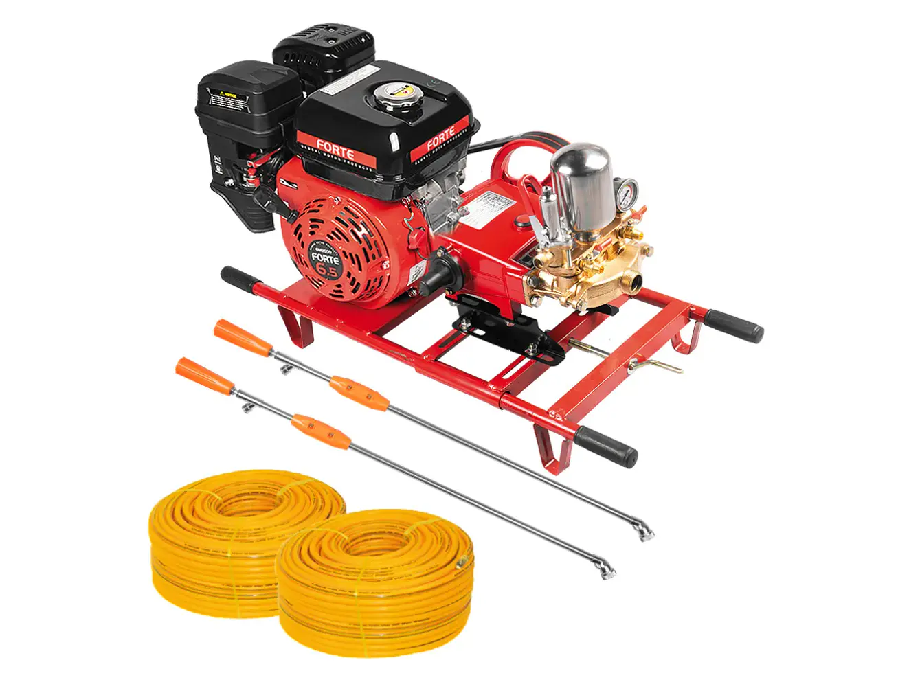 Fumigadora Estacionaria 6.5HP FORTE-ORUS TO30-GM200K Doble Manguera 500 PSI - Foto 3 | aztools.co