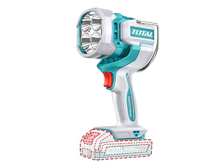 Lámpara de Trabajo Inalámbrica TOTAL TWLI20885 20V (2500 Lúmenes, 130° Ajustable) No bateria no Cargador - Foto 1 | aztools.co