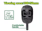 Careta de Soldar Manual DYLLU DTWH1301 (Vidrio 108x50x3mm, PP Plástico) - Miniatura 2 | aztools.co