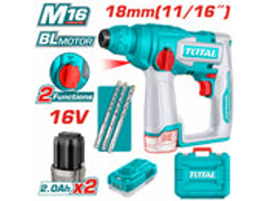 Taladro inalambrico rotomartillo industrial SDS plus 11/16