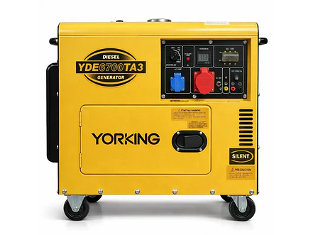 Planta Electrica Diesel Yorking YDE6700TA3 7Kva, Trifasica, Cabinada - Foto 1 | aztools.co