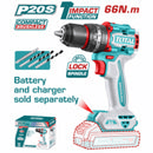 Taladro atornillador inalambrico industrial 1/2