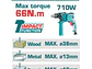 Taladro Percutor Brushless 20V TOTAL TIDLI206681 Industrial 66Nm (Solo Herramienta) - Miniatura 2 | aztools.co