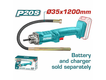 Vibrador de Concreto 20V TOTAL TCVLI202301 Industrial (Solo Herramienta) - Foto 1 | aztools.co