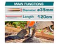Vibrador de Concreto 20V TOTAL TCVLI202301 Industrial (Solo Herramienta) - Miniatura 2 | aztools.co