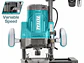Ruteadora Industrial TOTAL UTR111226 2200W Profesional 1/4