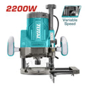 Ruteadora Industrial TOTAL UTR111226 2200W Profesional 1/4