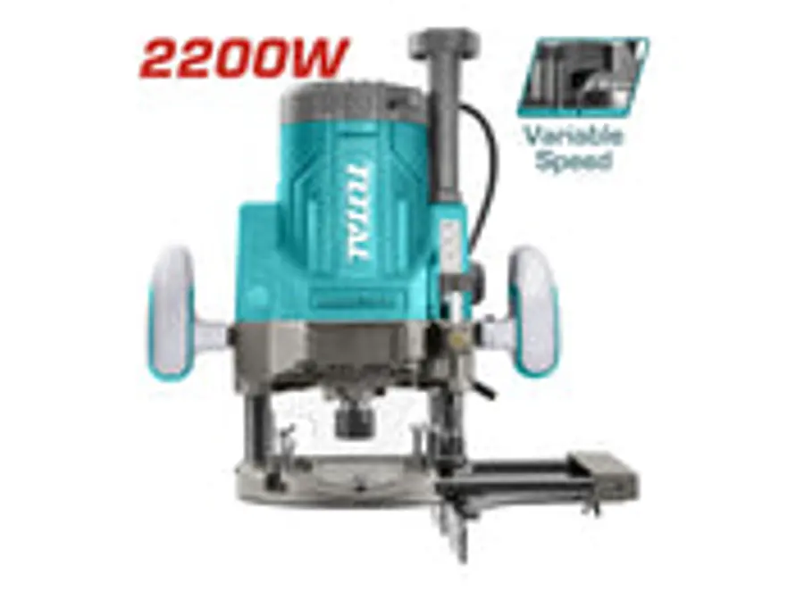 Ruteadora Industrial TOTAL UTR111226 2200W Profesional 1/4