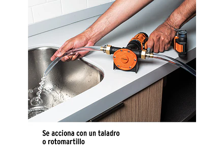 Bomba Autocebante para Taladro Truper 100778 Altura 23m Flujo 34 L/min 19mm - Foto 2 | aztools.co