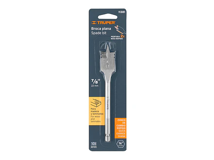 Broca espada para madera, 7/8
