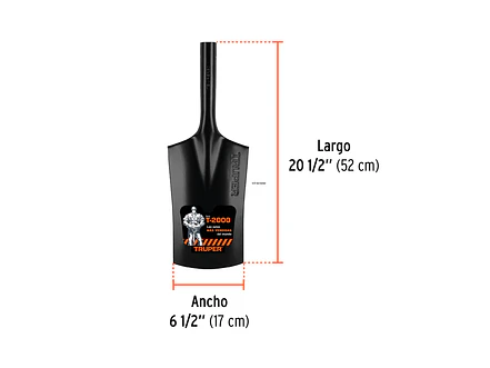 Cabeza para Palín Hoyador Truper C-PHO 11380 Acero al Carbón 170mm x 520mm - Foto 1 | aztools.co
