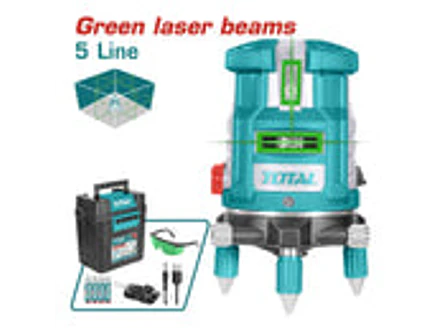Nivel Láser Industrial TOTAL TLL305205 Autonivelante Haz Verde 30 Metros - Foto 2 | aztools.co