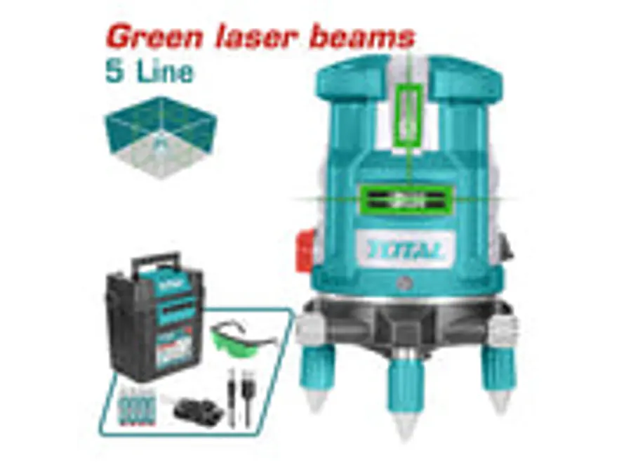 Nivel Láser Industrial TOTAL TLL305205 Autonivelante Haz Verde 30 Metros - Foto 2 | aztools.co