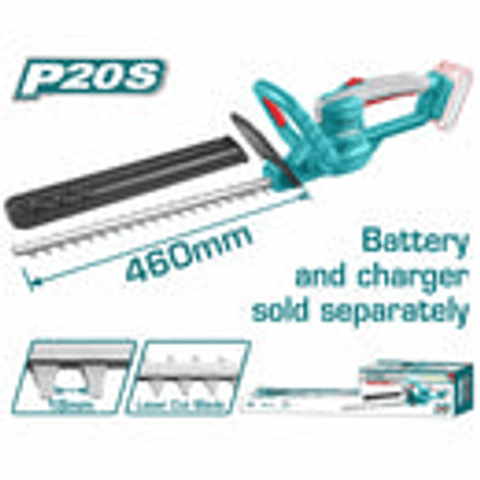 Cortasetos inalambrico 20V, Bateria y cargador No Incluido, Total THTLI20018 - Foto 1 | aztools.co