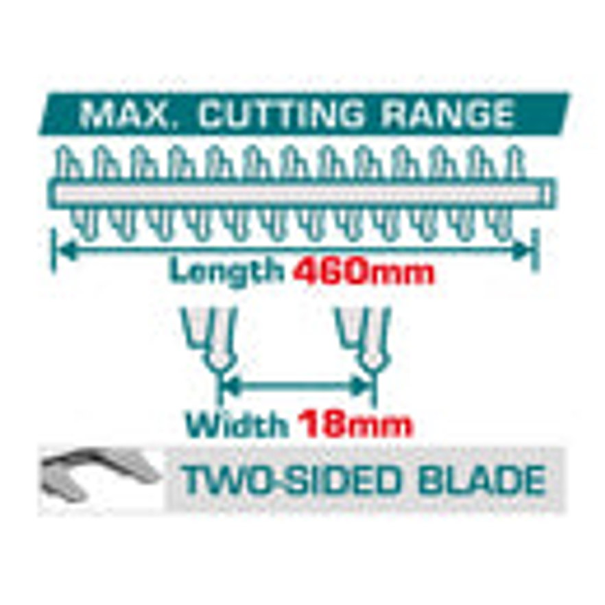 Cortasetos inalambrico 20V, Bateria y cargador No Incluido, Total THTLI20018 - Foto 2 | aztools.co