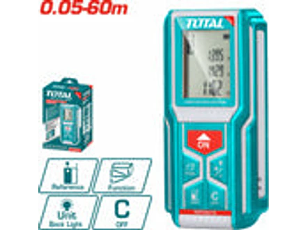 Medidor Láser de Distancia TOTAL TMT56016 60 Metros Precisión ±2.0mm - Foto 5 | aztools.co