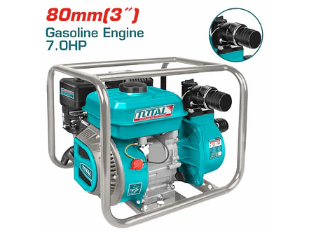 Motobomba a Gasolina Industrial TOTAL TP3302 7 HP 208cc Salida 3