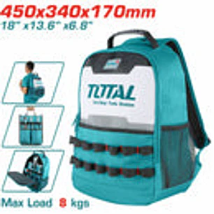 Maletín Porta Herramientas Industrial TOTAL THBP0201 Capacidad 8 Kg