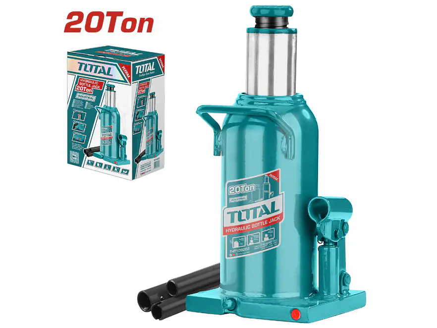 Gato Hidráulico de Botella Industrial TOTAL THT109202 20 Toneladas - Envío a todo Colombia | aztools.co