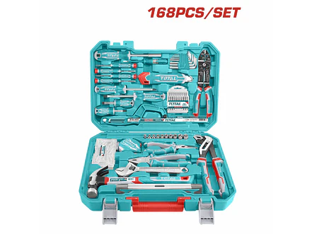 Juego de Herramientas TOTAL THKTHP21686 168 Piezas Maletín Profesional - Foto 1 | aztools.co