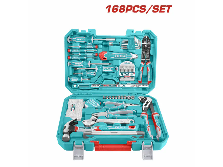 Juego de Herramientas TOTAL THKTHP21686 168 Piezas Maletín Profesional - Foto 1 | aztools.co