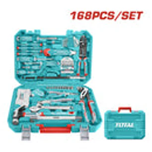 Juego de Herramientas TOTAL THKTHP21686 168 Piezas Maletín Profesional