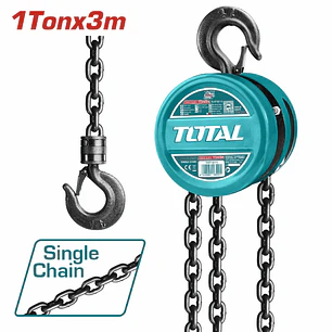 Diferencial de Cadena Industrial TOTAL THT1611 1 Tonelada 3 Metros