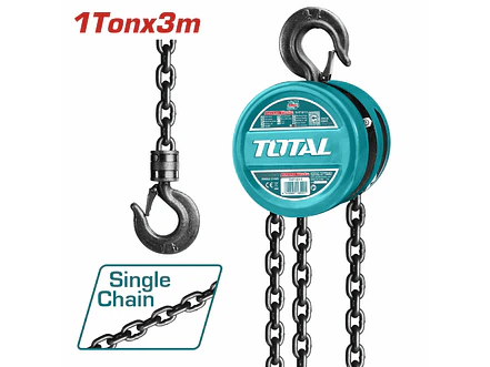 Diferencial de Cadena Industrial TOTAL THT1611 1 Tonelada 3 Metros - Foto 2 | aztools.co