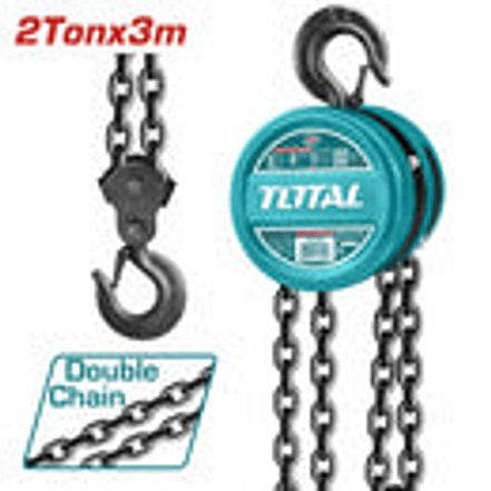 Diferencial 2 toneladas Industrial cadena 3 metros Total THT1621 - Foto 2 | aztools.co