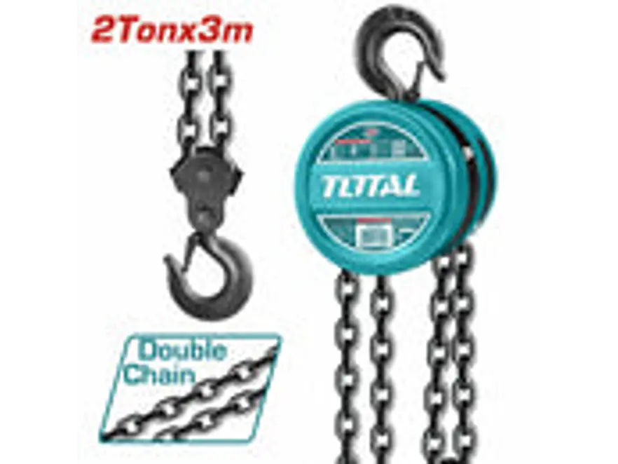 Diferencial de Cadena Industrial TOTAL THT1631 3 Toneladas 3 Metros - Foto 1 | aztools.co