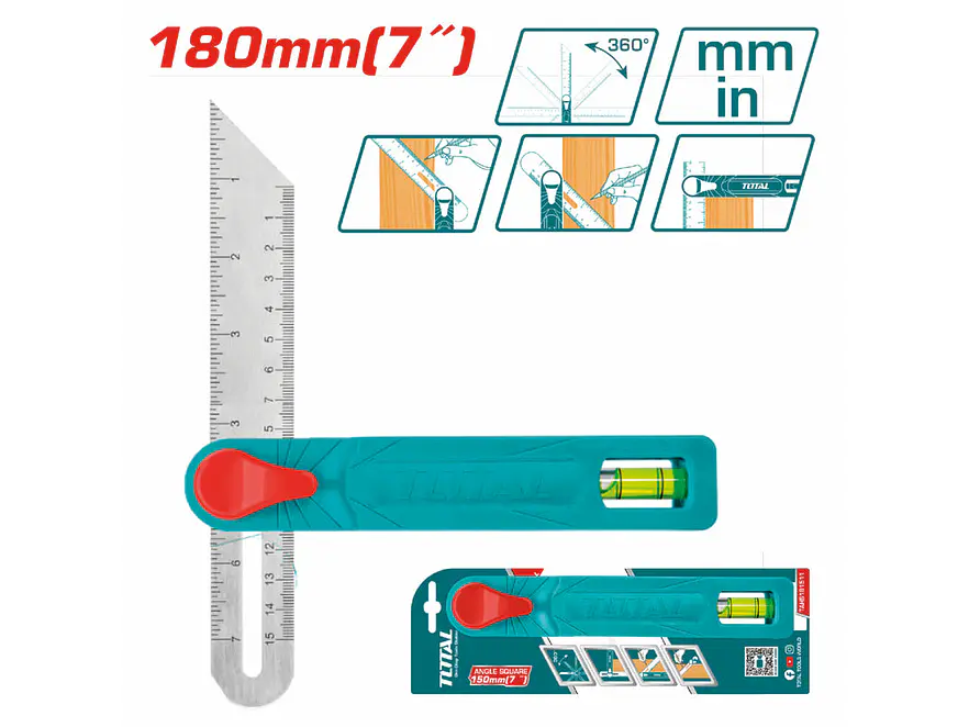 Falsa Escuadra TOTAL TAHS181511 150mm Ajustable - Envío a todo Colombia | aztools.co