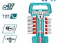 Juego de Rache con Copas TOTAL THT141121 1/2 Pulgada 12 Piezas - Miniatura 2 | aztools.co