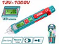 Probador de Voltaje Digital Super TOTAL THT210003 12V - 1000V con Pantalla LED - Miniatura 1 | aztools.co