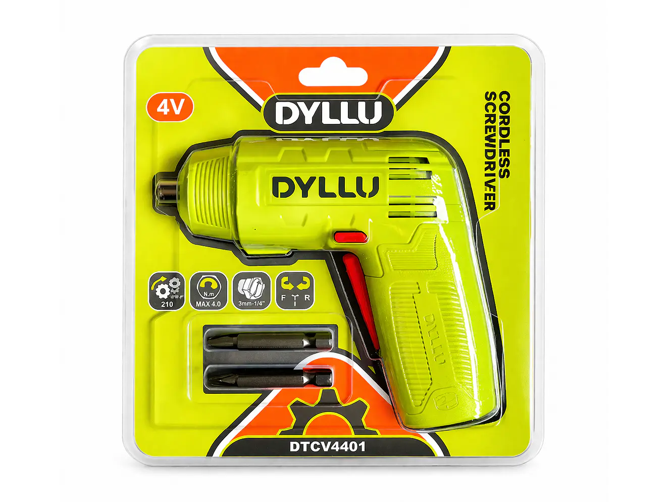 Atornillador Inalámbrico 4V DYLLU DTCV4401 Torque 4Nm Compacto - Foto 1 | aztools.co