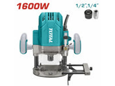 Ruteadora Industrial Super TOTAL UTR111216 1600W Collet 1/4