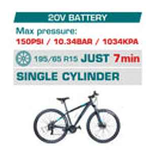 Compresor de Aire Inalámbrico 20V Super TOTAL TACLI2018 150PSI (Sin Batería)