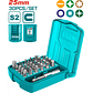 Juego de Puntas para Atornillador TOTAL TACSD10306 x 29 Piezas 25mm Industrial - Miniatura 1 | aztools.co