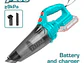 Aspiradora de Mano Inalámbrica 20V TOTAL TVLI201261 Super Industrial (Sin Batería) - Miniatura 1 | aztools.co