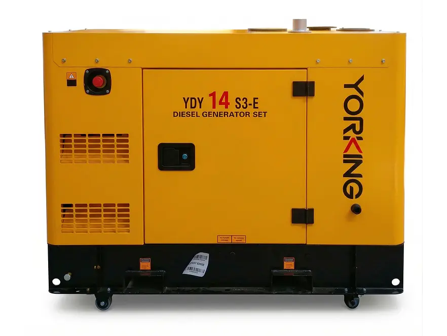Planta Eléctrica Diésel YORKING YDY14S3-E 14kVA Trifásica Cabina Insonorizada - Foto 1 | aztools.co